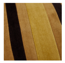 Load image into Gallery viewer, HKLIVING | Striped Velvet Cushion | Honey - LONDØNWORKS