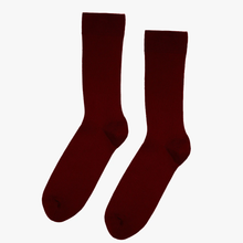 Load image into Gallery viewer, COLORFUL STANDARD |  Classic Organic Sock | Oxblood Red - LONDØNWORKS
