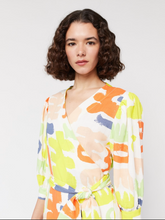 Load image into Gallery viewer, BOBO CHOSES | Carnival Print V-Neck Wrap Dress | Off-White - LONDØNWORKS