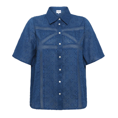 FRNCH | Louve Shirt | Blue - LONDØNWORKS