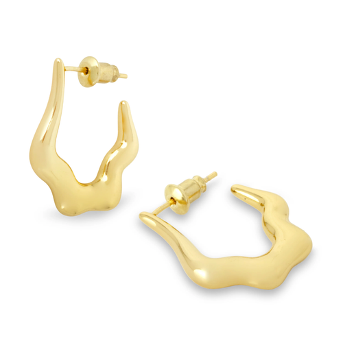 ASHIANA |  Avery Gold Hoop Earrings - LONDØNWORKS