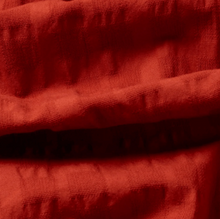 Load image into Gallery viewer, THINKING MU | Cuadrito Amapola Dress | Orange Red - LONDØNWORKS