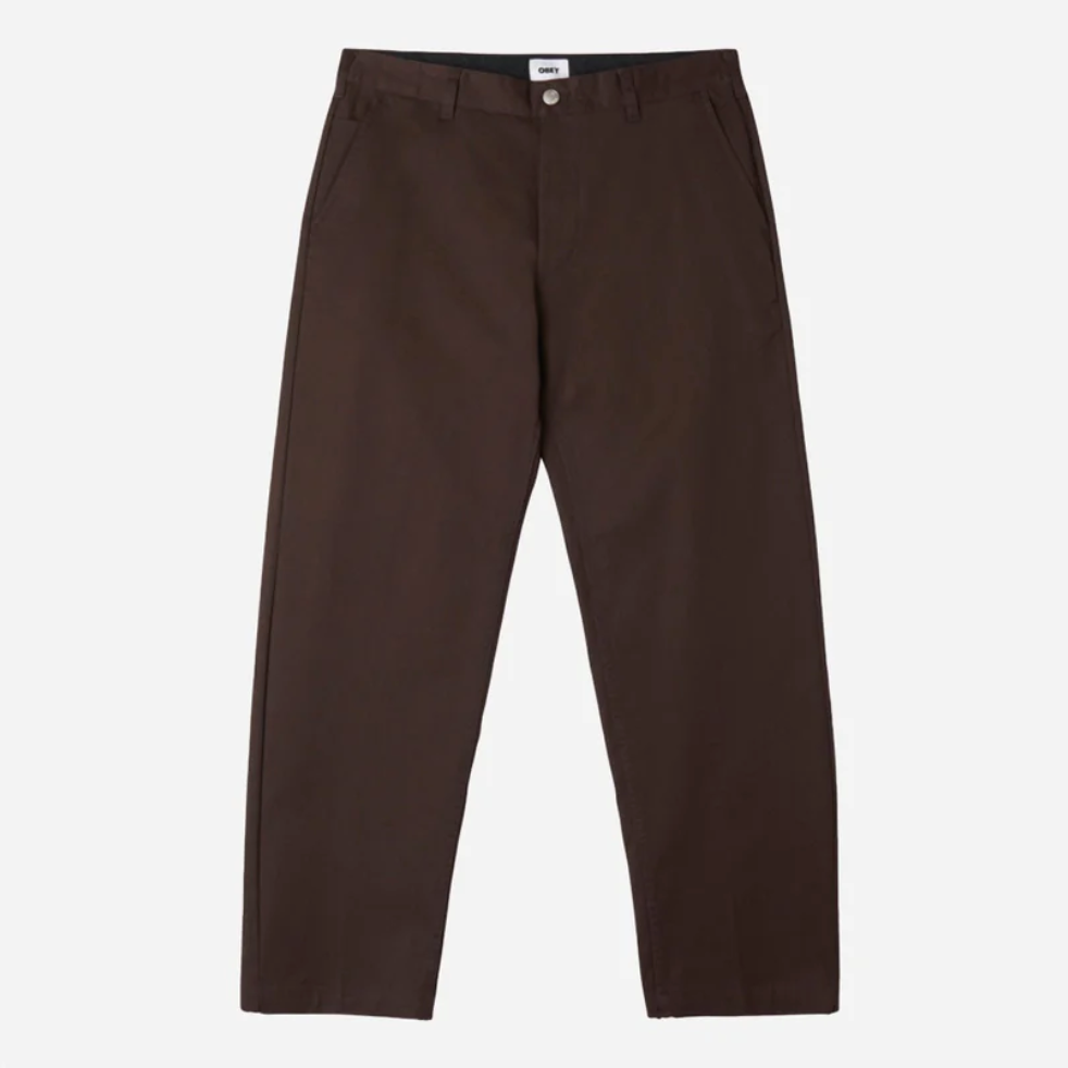 Obey Hardwork Work Pant Java Brown LondØnworks