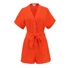 Load image into Gallery viewer, FRNCH | Lika Playsuit | Orange - LONDØNWORKS