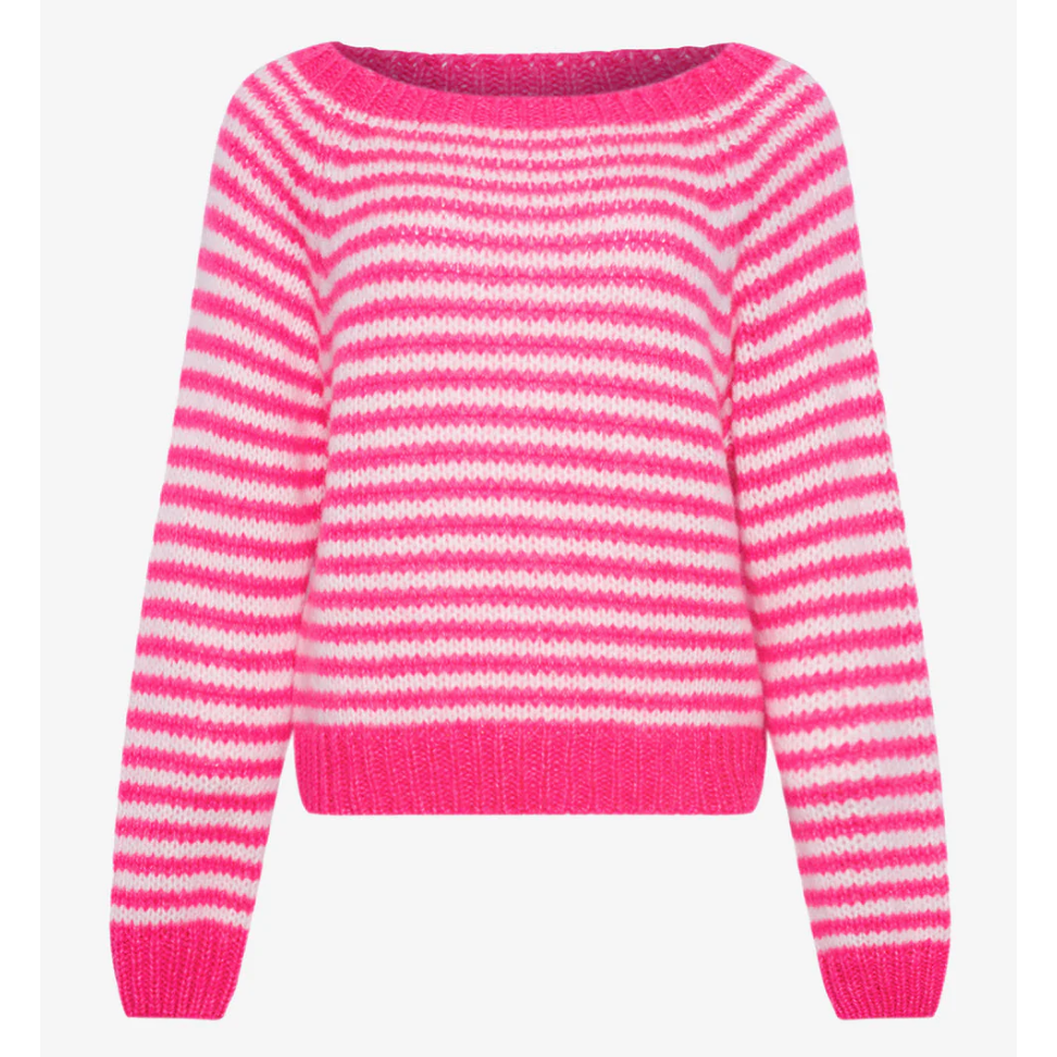 Noella | Jovie Knit | Pink Suagr Stripe