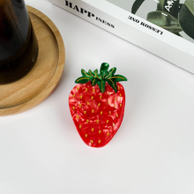 Load image into Gallery viewer, THE DIVA SOAP | Strawberry Hairclip | Red and Green