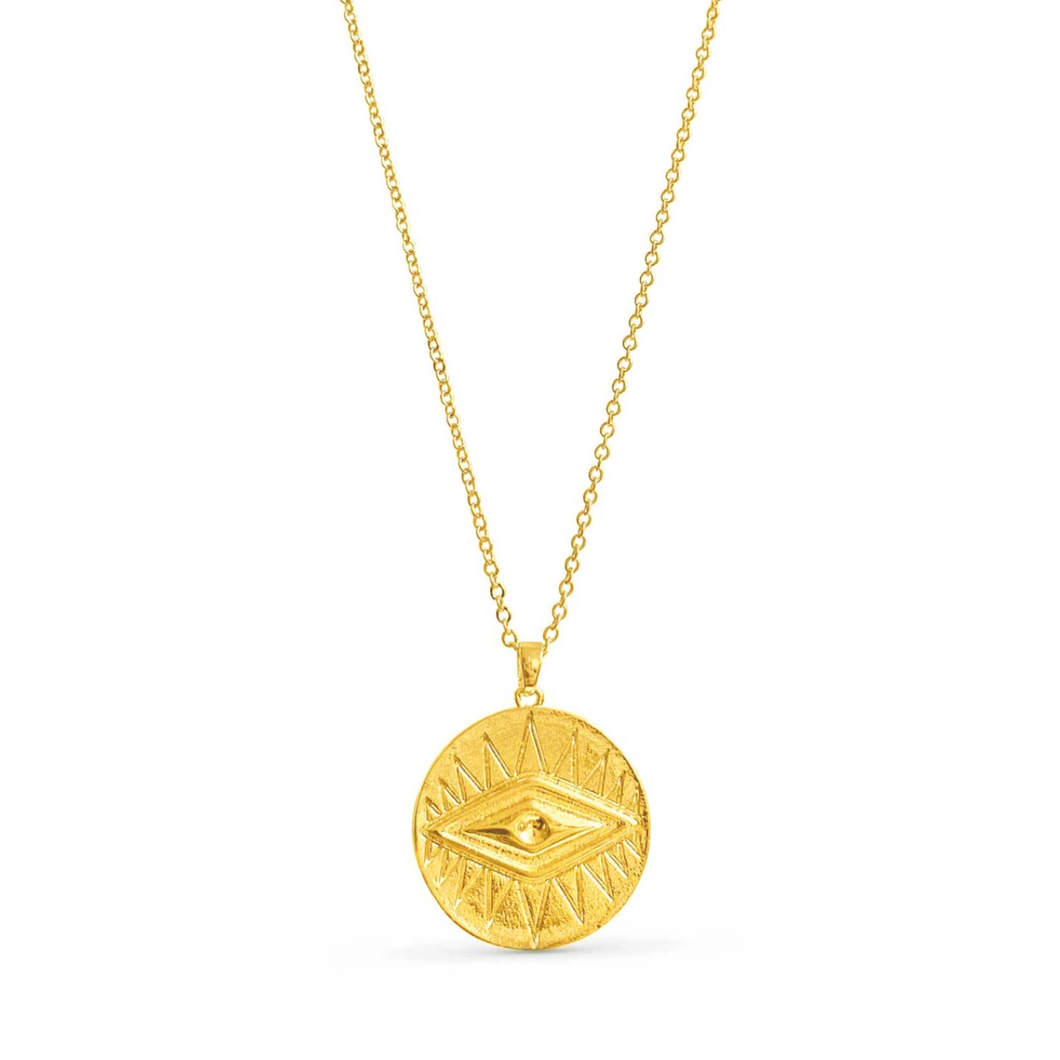 FORMATION | Lumen 'Evil Eye' Necklace | Gold Plated