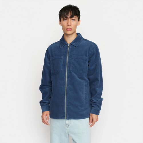 REVOLUTION | 3970 Overshirt with Zipper | Blue