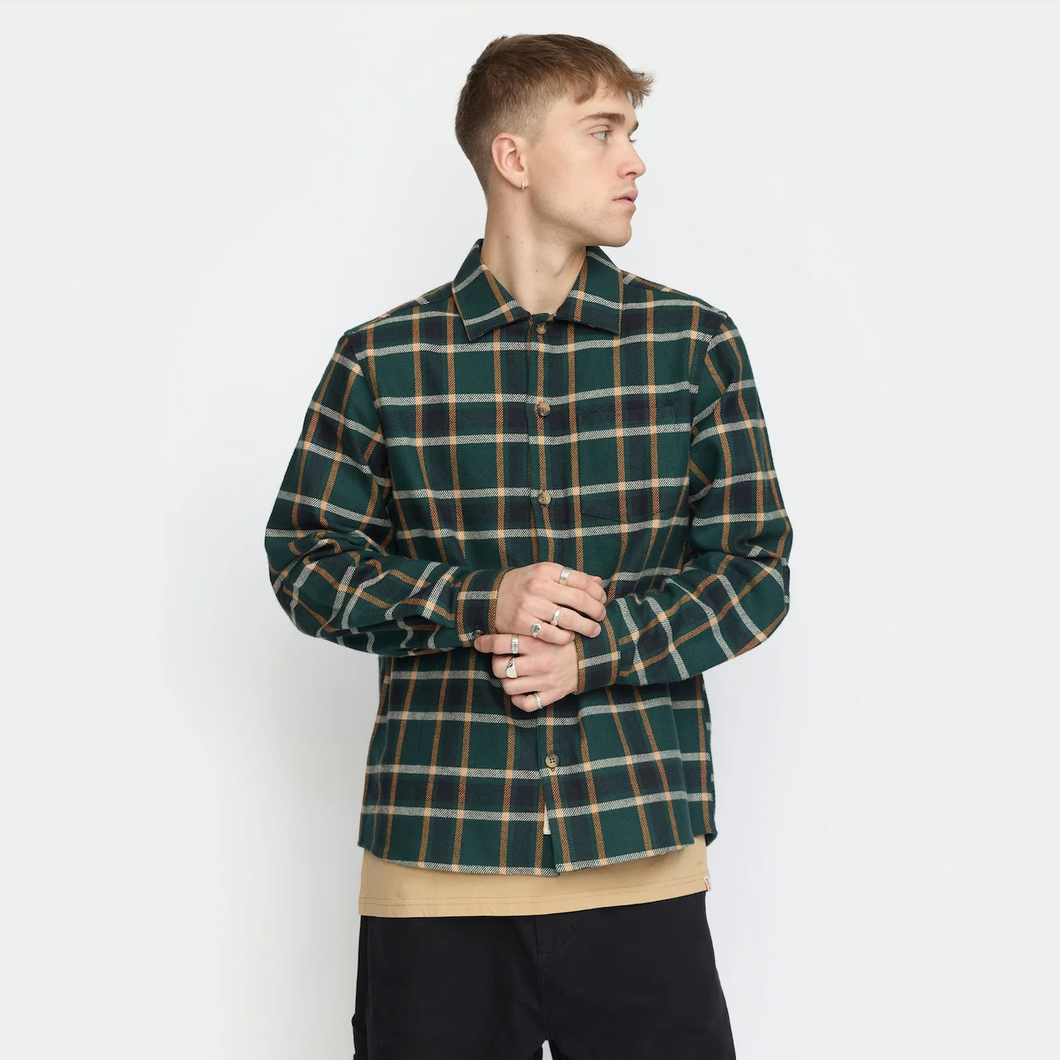 REVOLUTION | 3987 Casual Overshirt | Dark Green