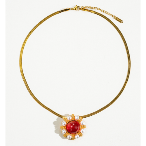 FLANERIE ACCESSORIES | Solara Vintage Boho Necklace | Gold