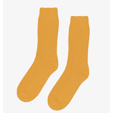 Load image into Gallery viewer, COLORFUL STANDARD | Merino Wool Blend Sock | Burned Yellow