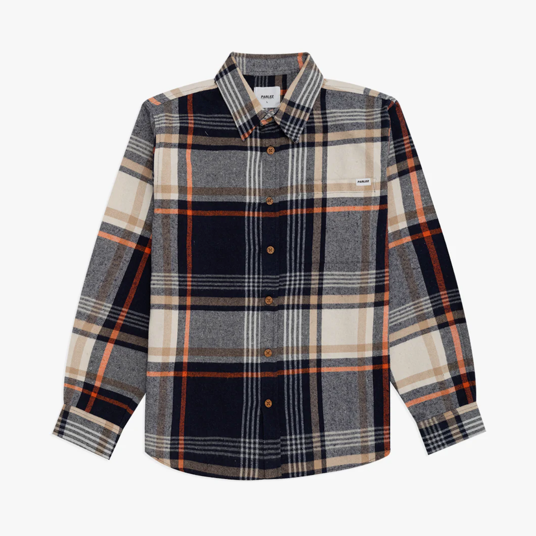 PARLEZ | Rotan Check Shirt | Navy