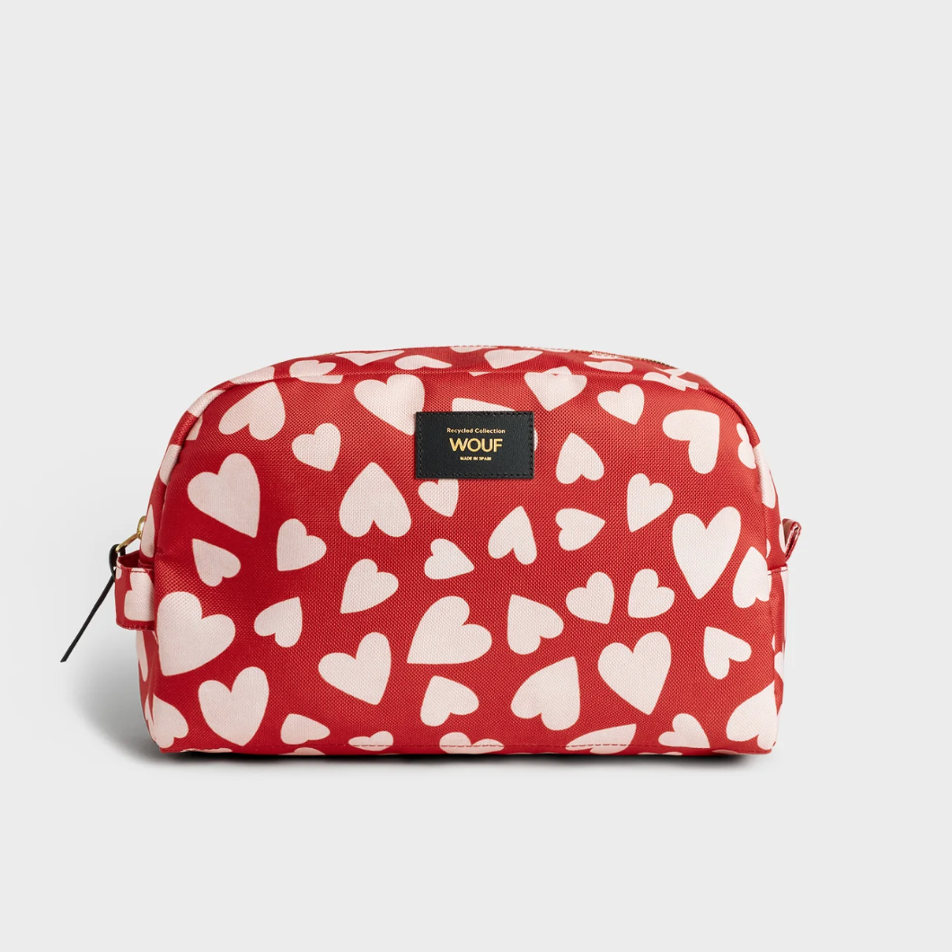 WOUF | Amore Large Toiletry Bag | Red