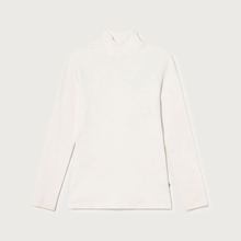 Load image into Gallery viewer, THINKING MU | Aine Rib Long Sleeved Top | White