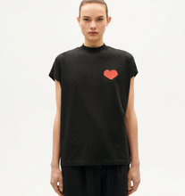 Load image into Gallery viewer, THINKING MU | Heart Volta T-Shirt | Black