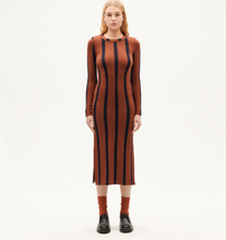 Load image into Gallery viewer, THINKING MU | Gina Dress | Brown