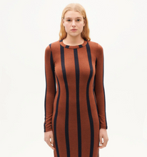 Load image into Gallery viewer, THINKING MU | Gina Dress | Brown