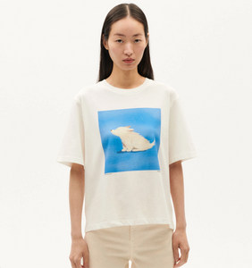 THINKING MU | Lucia Animals T-Shirt | White