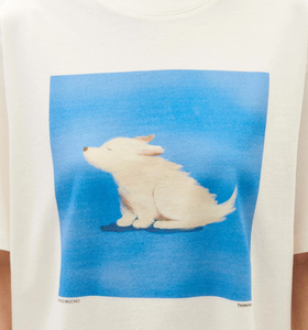 THINKING MU | Lucia Animals T-Shirt | White