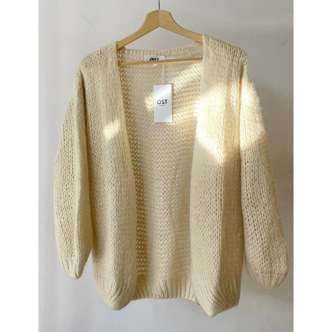 ØST LONDON | Smila Mohair Cardigan | Cream