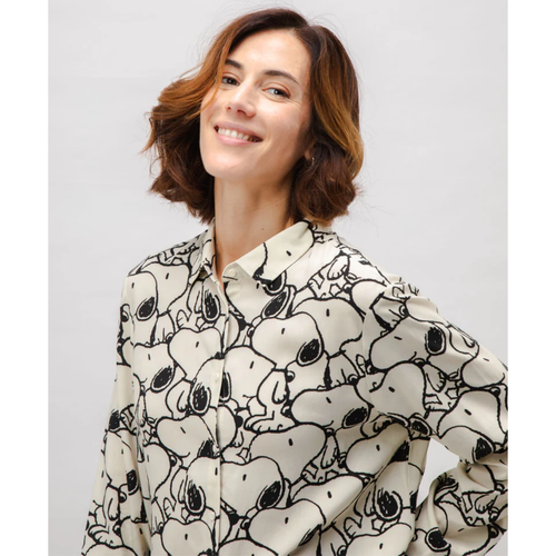 BRAVA FABRICS X PEANUTS | Peanuts Blouse | Ecru