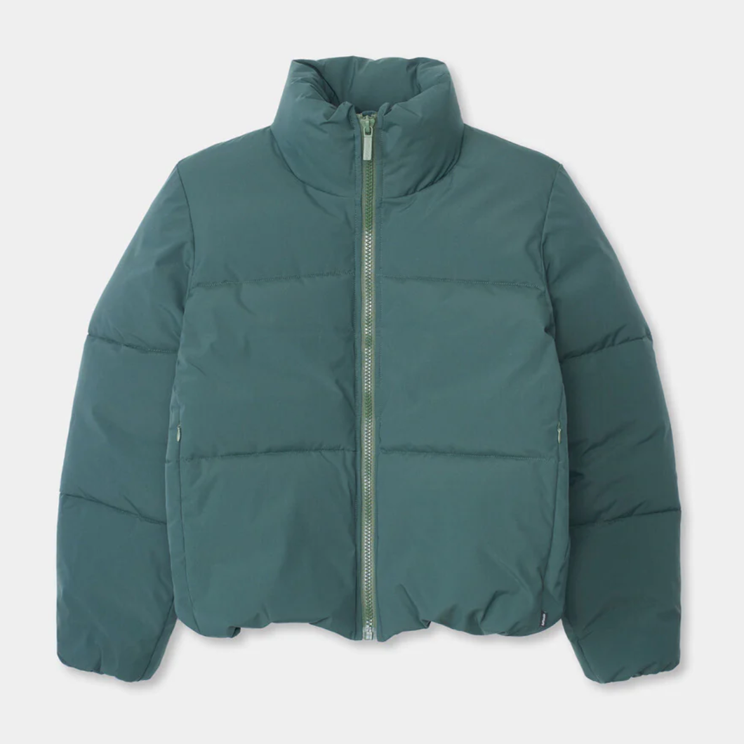 SELFHOOD | 77293 Short Puffer | Dark Green