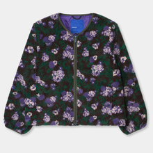 Load image into Gallery viewer, SELFHOOD | 77316 Printed Teddy Jacket | Dark Green