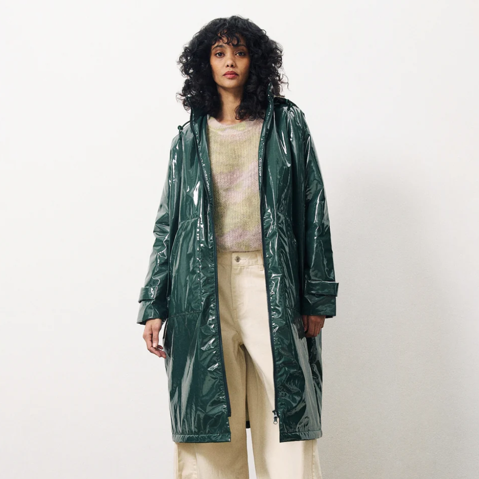 FRNCH | Matheline Coat | Green Forest