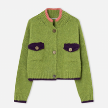 Load image into Gallery viewer, DR BLOOM | Jersey Cardigan Ding-Ding | Green