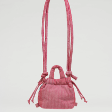 Load image into Gallery viewer, ÖLEND BACKPACKS | Micro Ona Soft Bag | Cotton Red Stripe