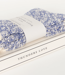 THUNDERS LOVE | Flamme Collection Douglas Socks | Blue