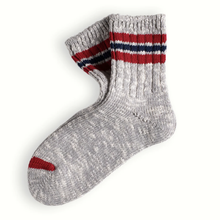 Load image into Gallery viewer, THUNDERS LOVE | Athletic Collection Socks | Grey &amp; Navy