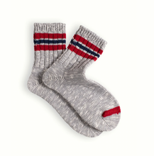 Load image into Gallery viewer, THUNDERS LOVE | Athletic Collection Socks | Grey &amp; Navy