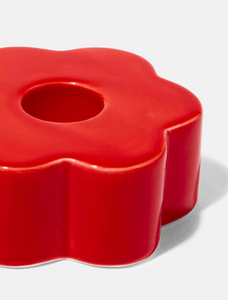 DOIY | Daisy Candle Holder | Red