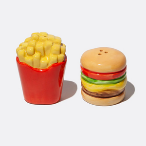 DOIY | Salt and Pepper Shakers | Burger & Fries