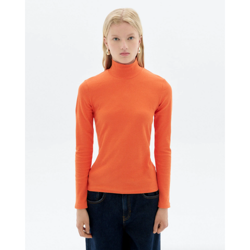 THINKING MU | Hemp Aine Top | Apricot