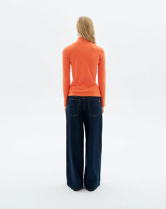 THINKING MU | Hemp Aine Top | Apricot