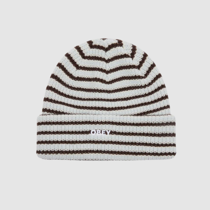 OBEY | Davis Beanie | Brown Multi - LONDØNWORKS