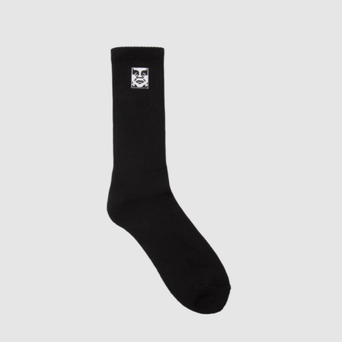 OBEY | Icon Face Socks | Black - LONDØNWORKS