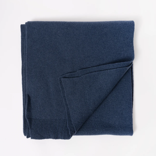 COLORFUL STANDARD | Merino Wool Scarf | Petrol Blue
