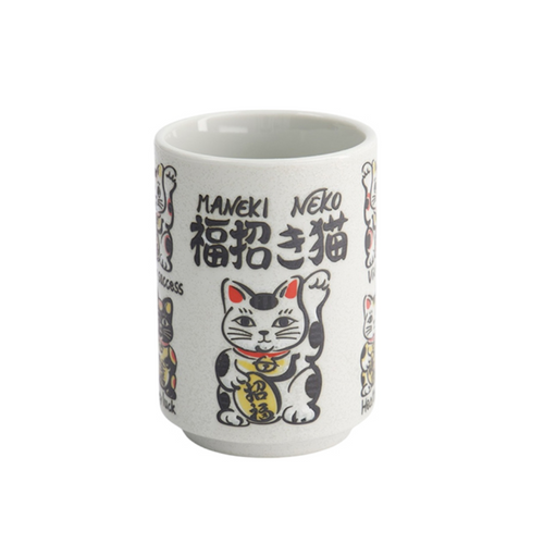TOKYO DESIGN STUDIO | Cup Emboss Lucky Cat - LONDØNWORKS
