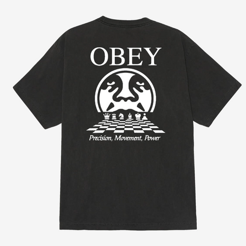OBEY | Precision T-Shirt | Pigment Dusty Black - LONDØNWORKS