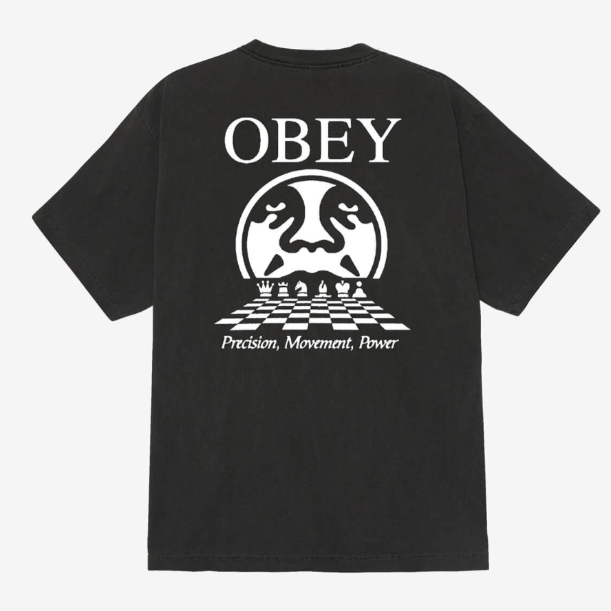 OBEY | Precision T-Shirt | Pigment Dusty Black - LONDØNWORKS