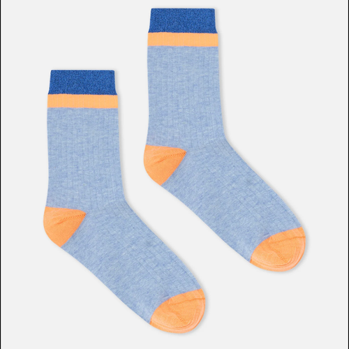 DR BLOOM | Crocanti Socks | Blue - LONDØNWORKS