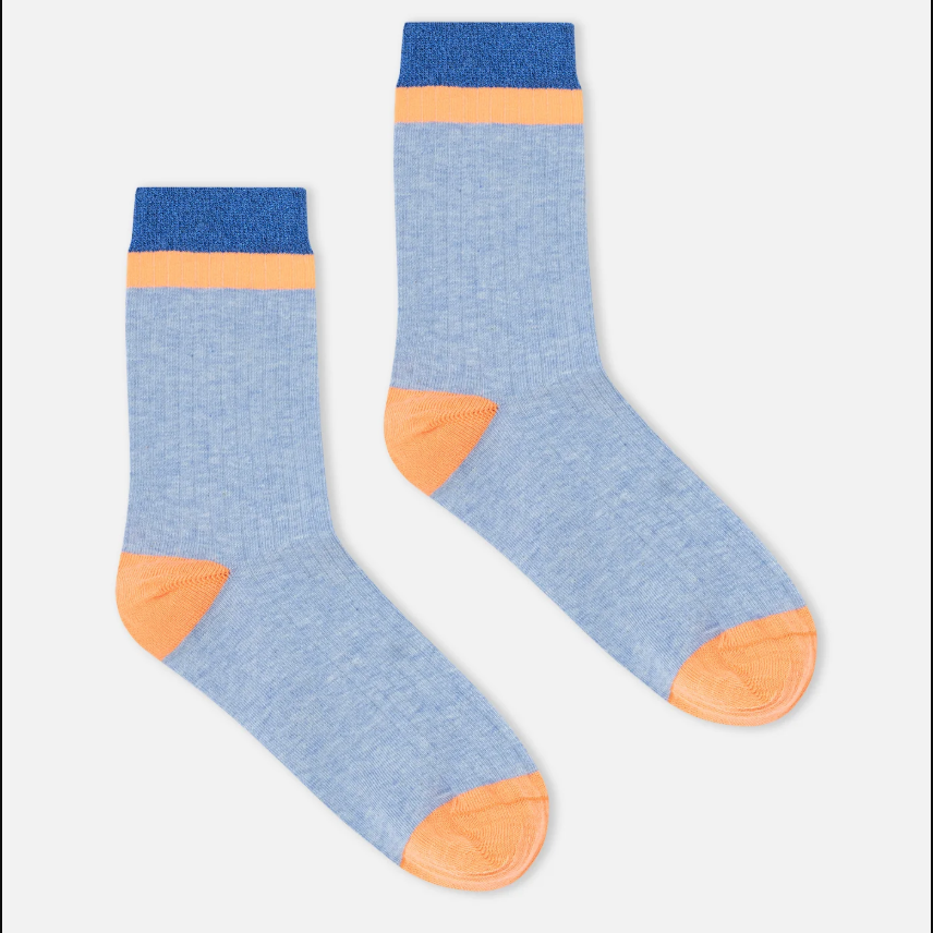 DR BLOOM | Crocanti Socks | Blue - LONDØNWORKS