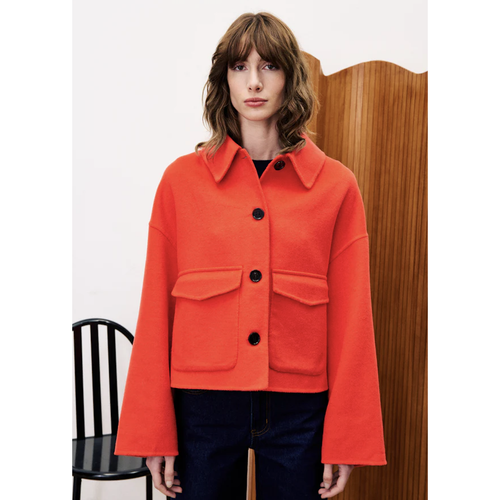 FRNCH | Capucine Coat | Red - LONDØNWORKS