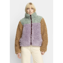 Load image into Gallery viewer, SELFHOOD | 77319 Chunky Block Teddy Jacket | Mint