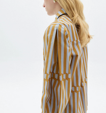 Load image into Gallery viewer, THINKING MU | Duna Esque Poplin Blouse | Multi