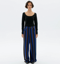 Load image into Gallery viewer, THINKING MU | Totenham Hedda Pants | Blue Stripes