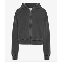 Load image into Gallery viewer, COLORFUL STANDARD | Organic Crop Zip Hood | Faded Black